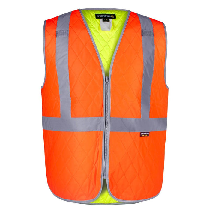 Terra® Hi-Vis Cooling Safety Vest with Reflective Stripes - CSA Class 2 Level 2 - 116621