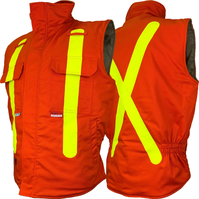 Atlas Guardian® FR/AR OHSA Insulated Safety Vest - Orange - 2154OR