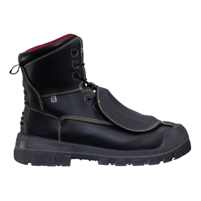 Big Bill® Big Bone 4 Seasons 8" Metal Free & Metatarsal Work Boots - Black - BB5200