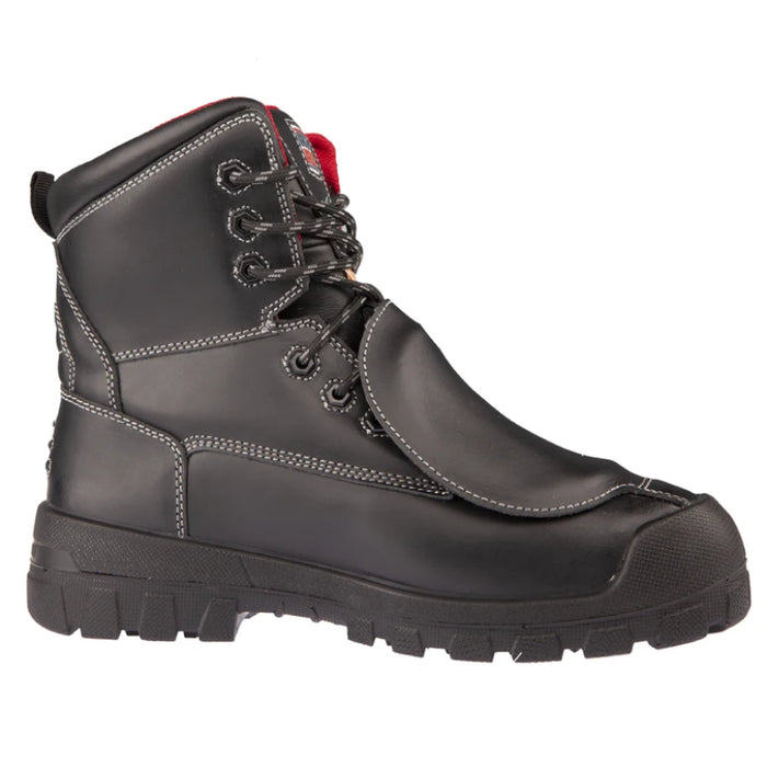 Big Bill® Big Bone 4 Seasons 8" Metal Free & Metatarsal Work Boots - Black - BB5200