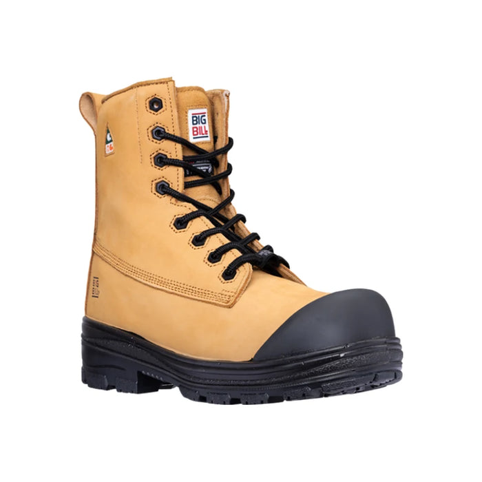 Big Bill® Men's Original 8" Tan Nubuck Leather Work Boots - BB5010