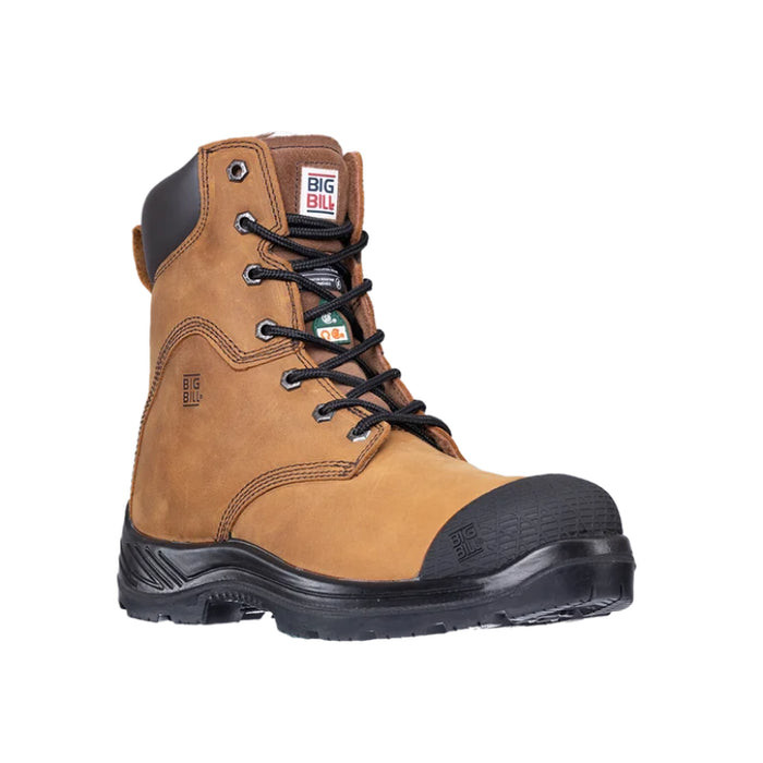 Big Bill® Men's Traction 360° 8" Brown Leather Work Boots - BB6320