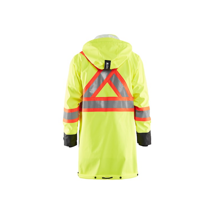 Blaklader® Hi Vis Rain Safety Coat - Yellow/Black - 4318