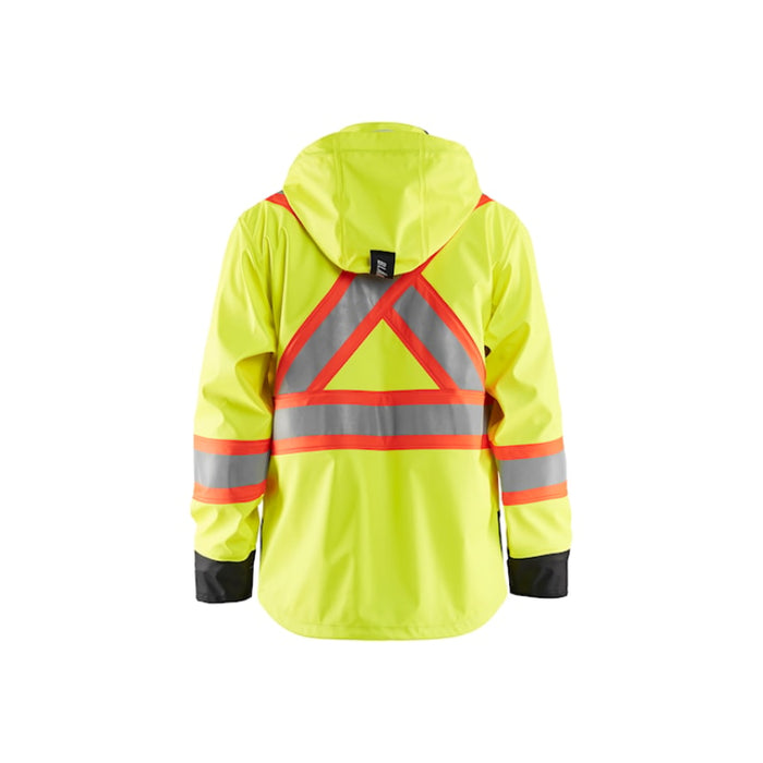Blaklader® Hi Vis Rain Safety Jacket - Yellow/Black - 4319