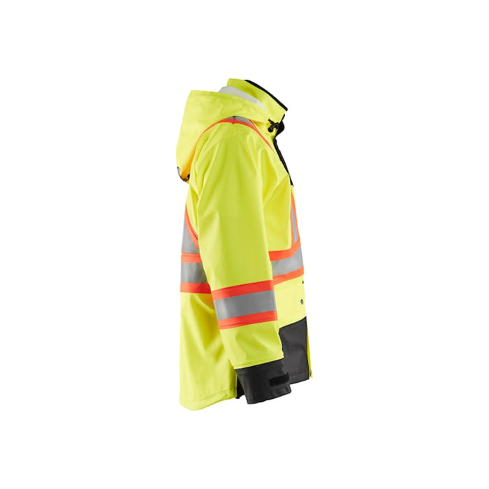 Blaklader® Hi Vis Rain Safety Jacket - Yellow/Black - 4319