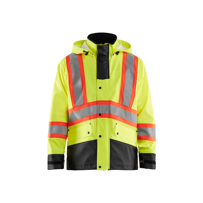 Blaklader® Hi Vis Rain Safety Jacket - Yellow/Black - 4319