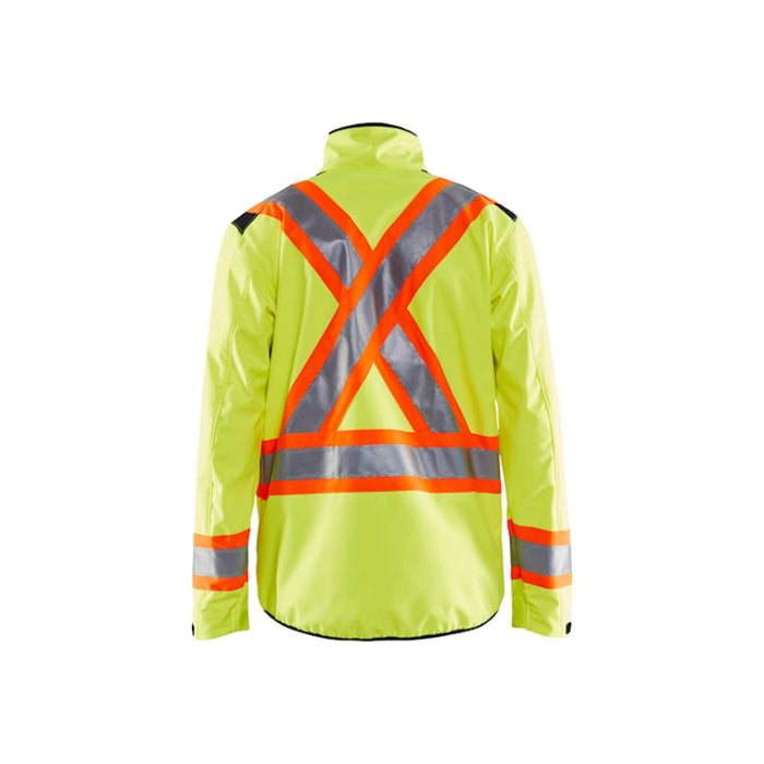 Blaklader® Hi Vis Softshell Safety Jacket - Yellow / Black - 4975
