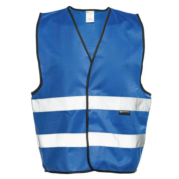 Two Band Reflective Solid Safety Vest - 103 Series - Non-CSA - Royal Blue