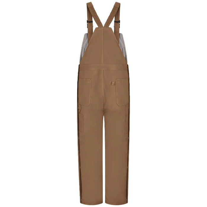 Bulwark® Men's Heavyweight Excel FR® ComforTouch® Deluxe Insulated Brown Duck Bib Overall - BLN4