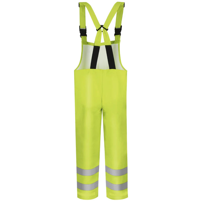 Bulwark® Men's FR Hi-Visibility Rain Bib Overalls - BXN4