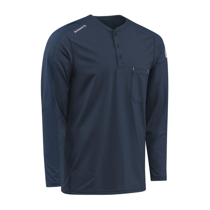 Bulwark® FR Men's Flex Knit Henley Shirt - STL2