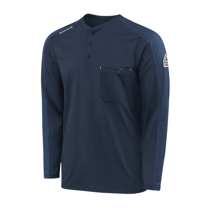 Bulwark® FR Men's Flex Knit Henley Shirt - STL2