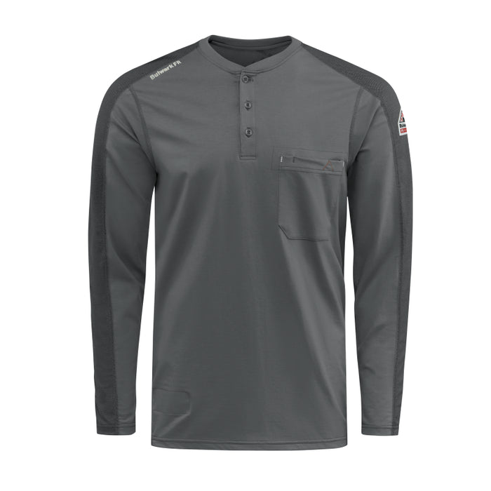 Bulwark® FR Men's Flex Knit Henley Shirt - STL2