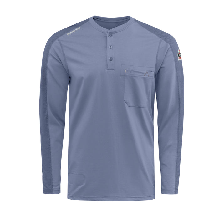 Bulwark® FR Men's Flex Knit Henley Shirt - STL2