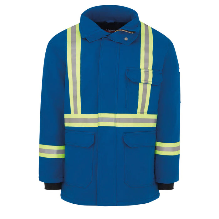 Bulwark® Men's Heavyweight Nomex FR Insulated Deluxe Parka with Reflective Trim - JNPC