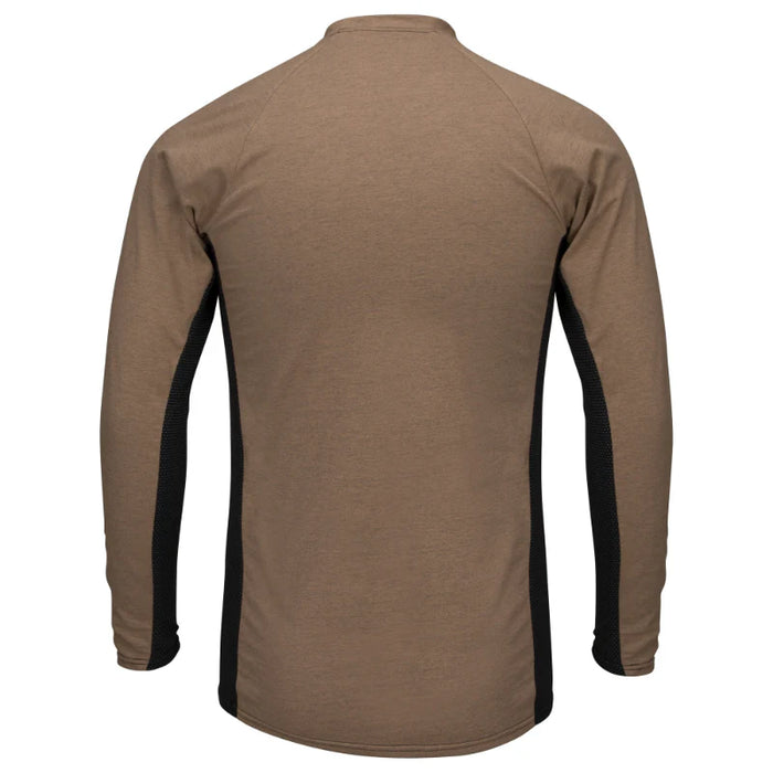 Bulwark® Men's FR Long Sleeve Base Layer with Concealed Chest Pocket - MPS8