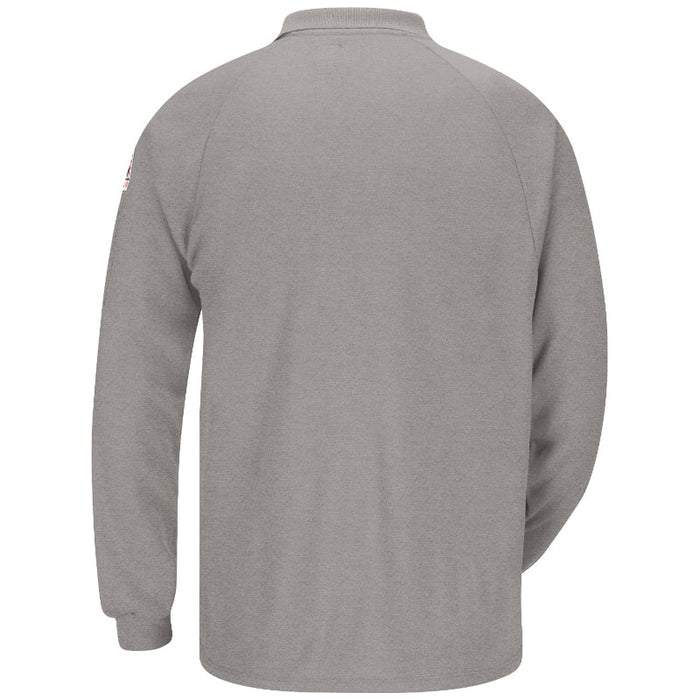 Bulwark® Men's Classic Lightweight FR Long Sleeve Polo Shirt - SMP2