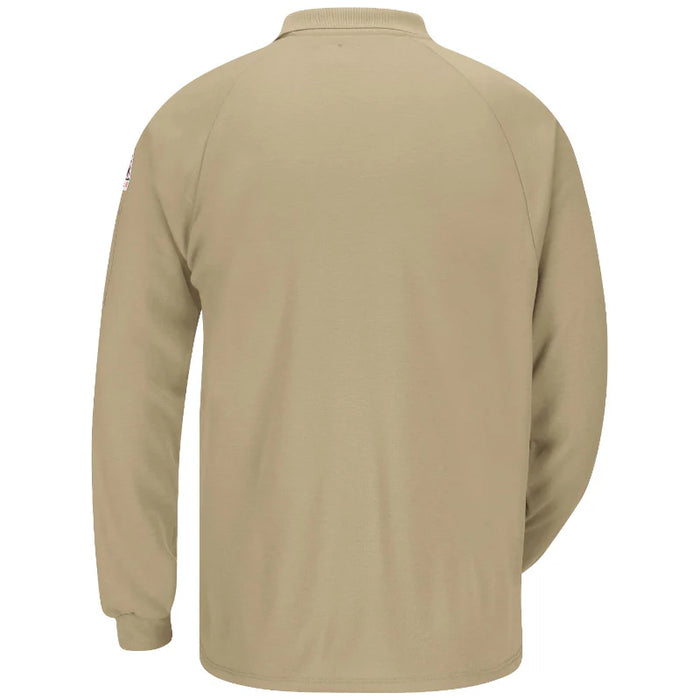 Bulwark® Men's Classic Lightweight FR Long Sleeve Polo Shirt - SMP2