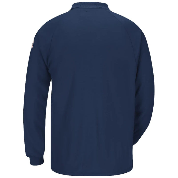 Bulwark® Men's Classic Lightweight FR Long Sleeve Polo Shirt - SMP2