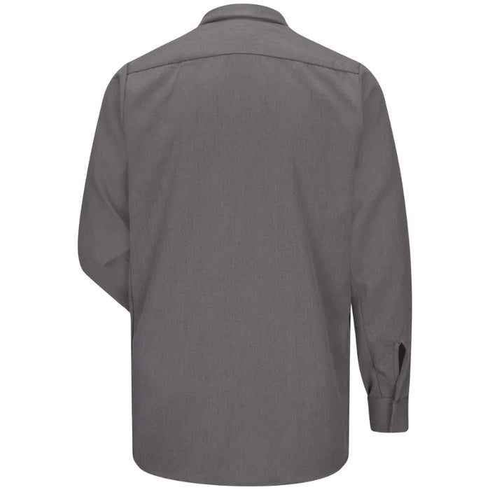 Bulwark® Men's Midweight FR Pocketless Concealed-Gripper Work Shirt - SMS2