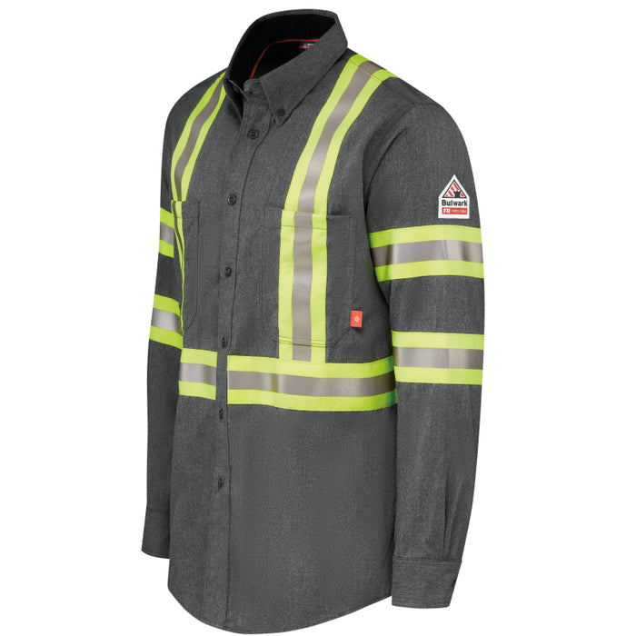 Bulwark® iQ Series® Men's FR Lightweight Comfort Woven Shirt - QS50-C1FR