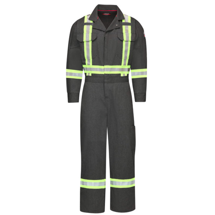 Bulwark® iQ Series® Men's Mobility FR Coverall with Reflective Trim - QC6X