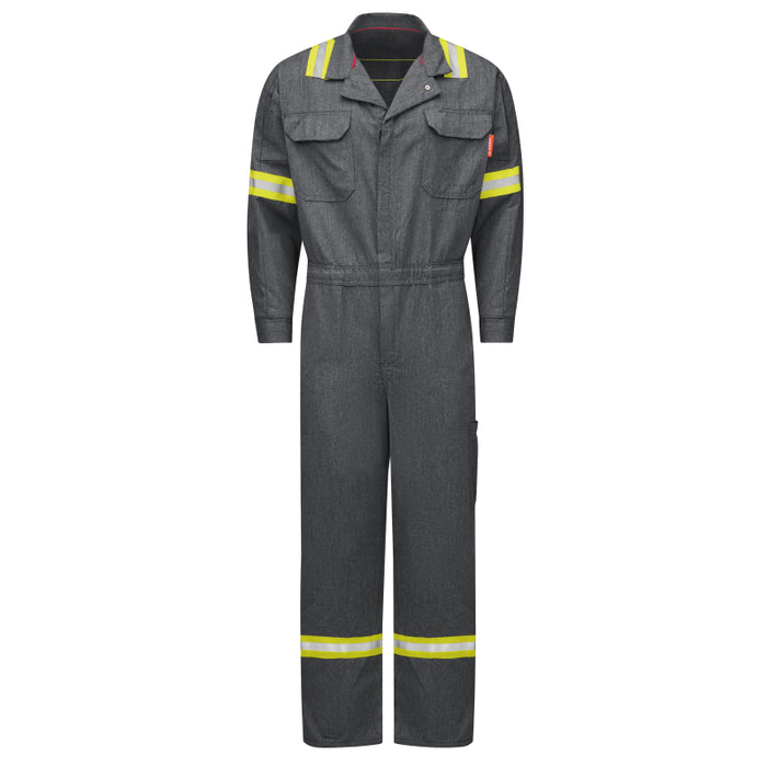 Bulwark® iQ Series Men's FR Enhanced Visibility Mobility Coverall - QC20EV