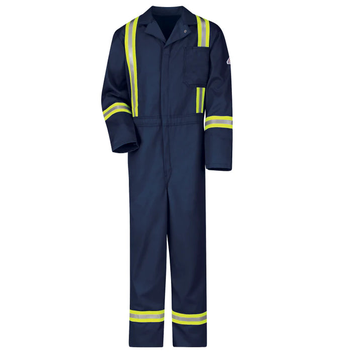 Bulwark® Men's Midweight Excel FR Classic Coverall with Reflective Trim - CECTNV