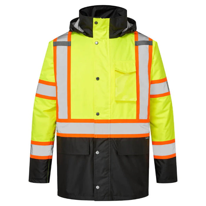 Portwest® Hi-Vis X Back Contrast Winter Traffic Jacket - CSA Compliant - CA369