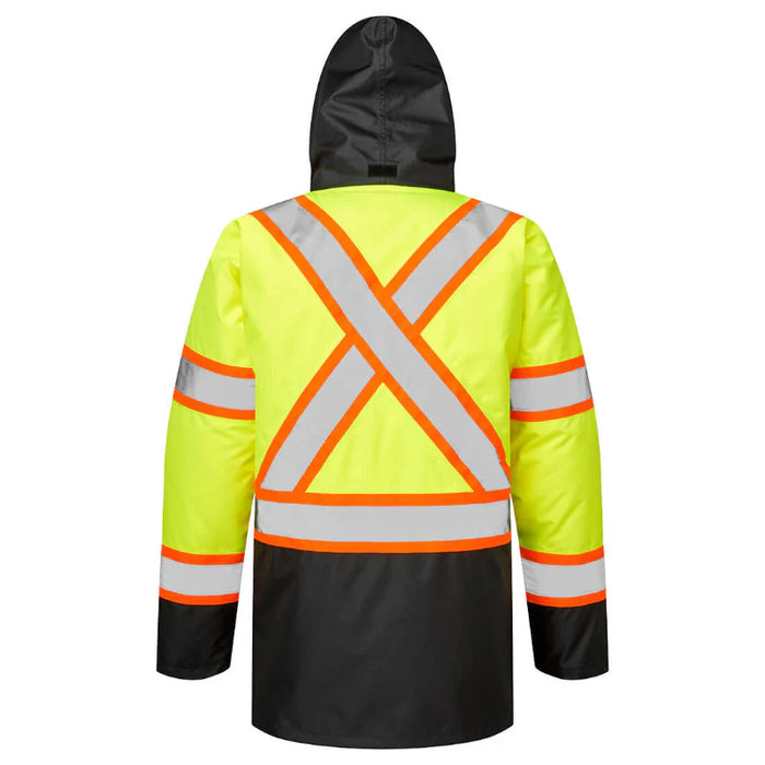 Portwest® Hi-Vis X Back Contrast Winter Traffic Jacket - CSA Compliant - CA369