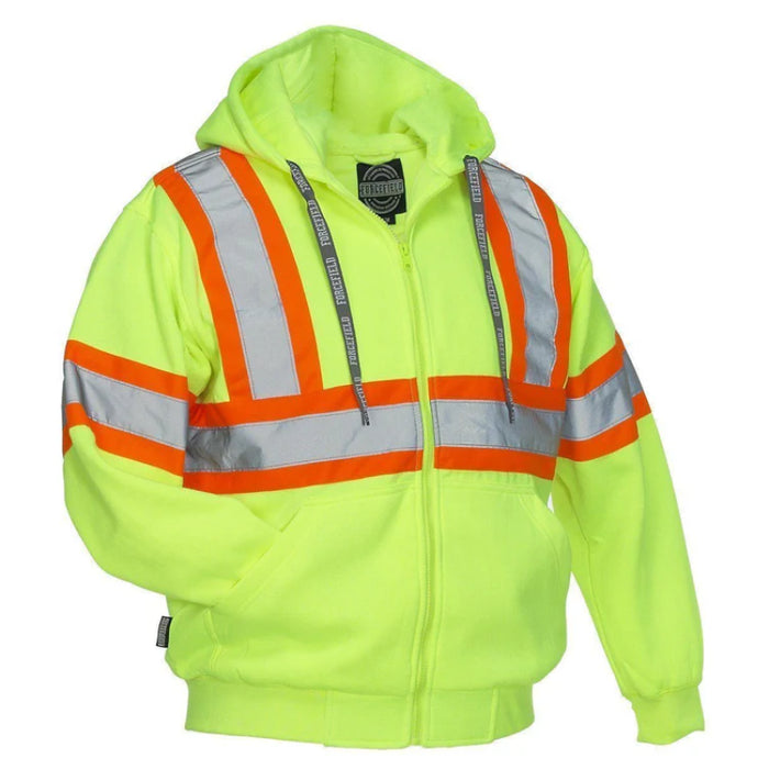 Forcefield® Deluxe Hi Vis Safety Hoodie with Attached Hood - P834J