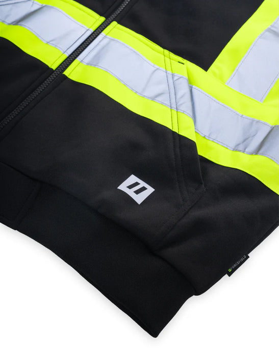 Forcefield® Deluxe Hi Vis Safety Hoodie with Detachable Hood - CSA Class 2 - P844