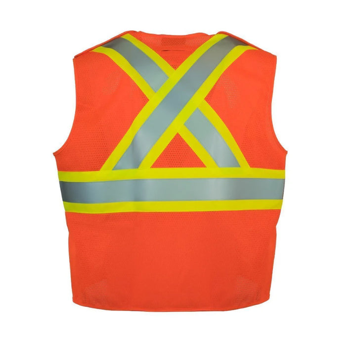 Forcefield® Fire Resistant (FR) 5-Point Tear-away Hi Vis Safety Vest - TVFR