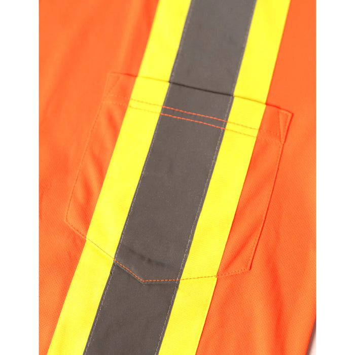 Forcefield® Hi-Vis Short Sleeve Safety Polo Tee Shirt - BEPPT