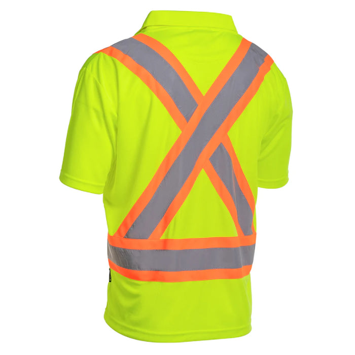 Forcefield® Hi-Vis Short Sleeve Safety Polo Tee Shirt - BEPPT