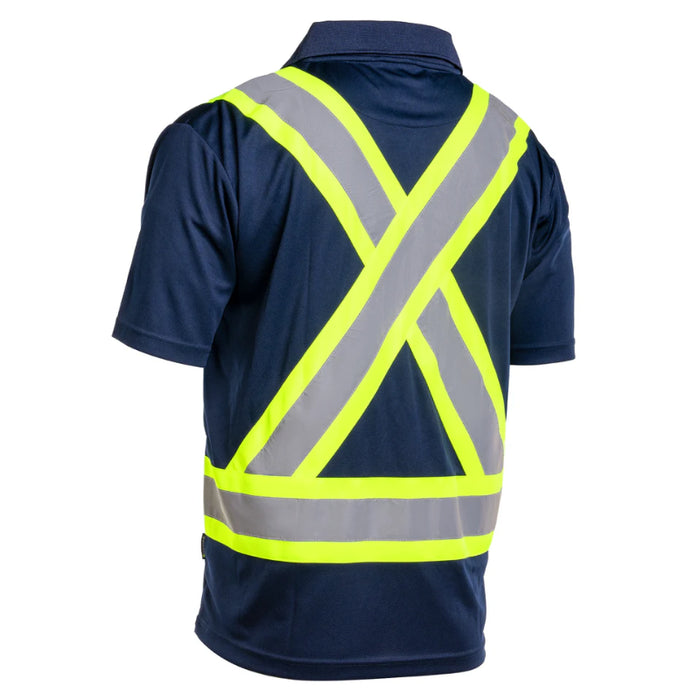 Forcefield® Hi-Vis Short Sleeve Safety Polo Tee Shirt - BEPPT