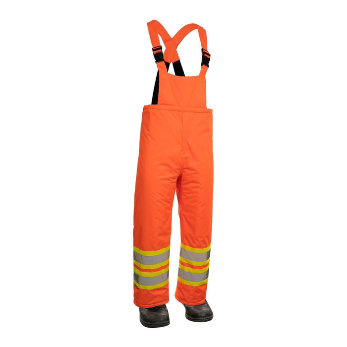 Forcefield® Hi Vis Insulated Miner Safety Bib Pants - EN435R