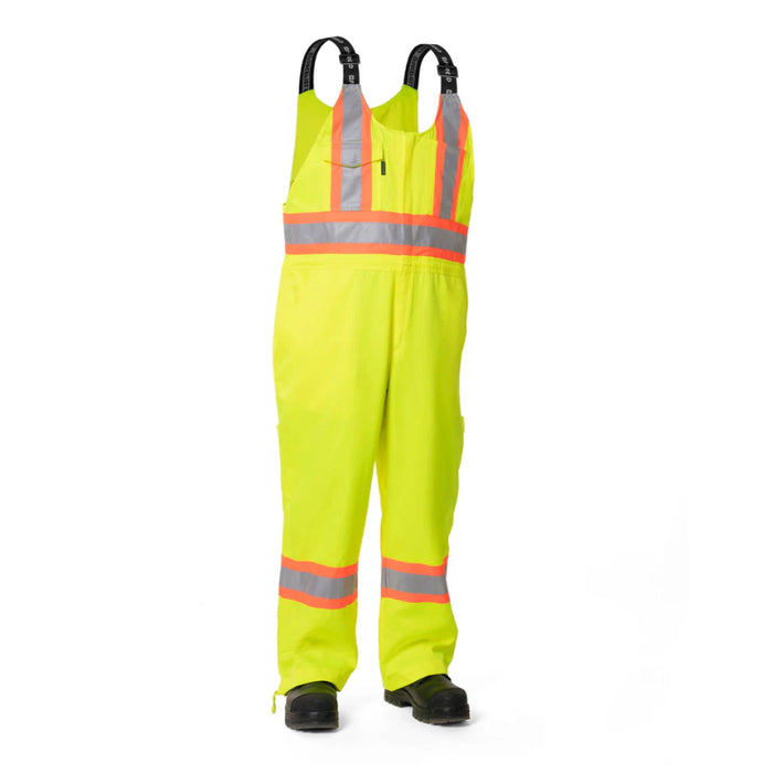 Forcefield® Hi Vis Lime Unlined Safety Overall - LY141