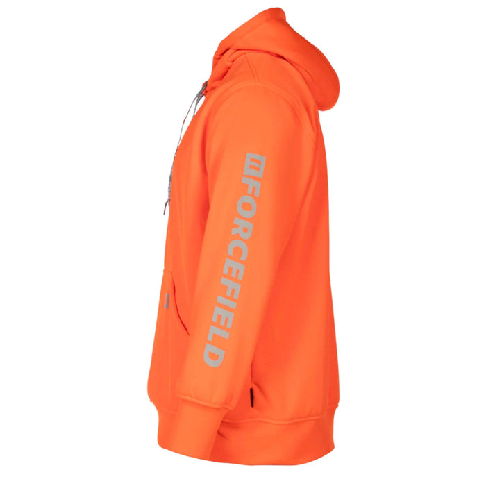 Forcefield® Hi Vis Orange Pullover Forcefield Logo Sleeve Graphic Hoodie - P835OR