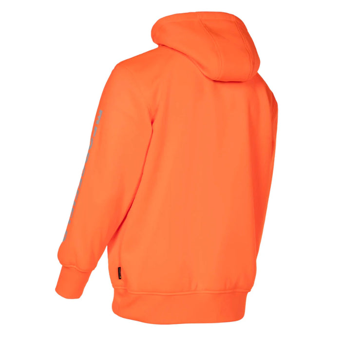 Forcefield® Hi Vis Orange Pullover Forcefield Logo Sleeve Graphic Hoodie - P835OR