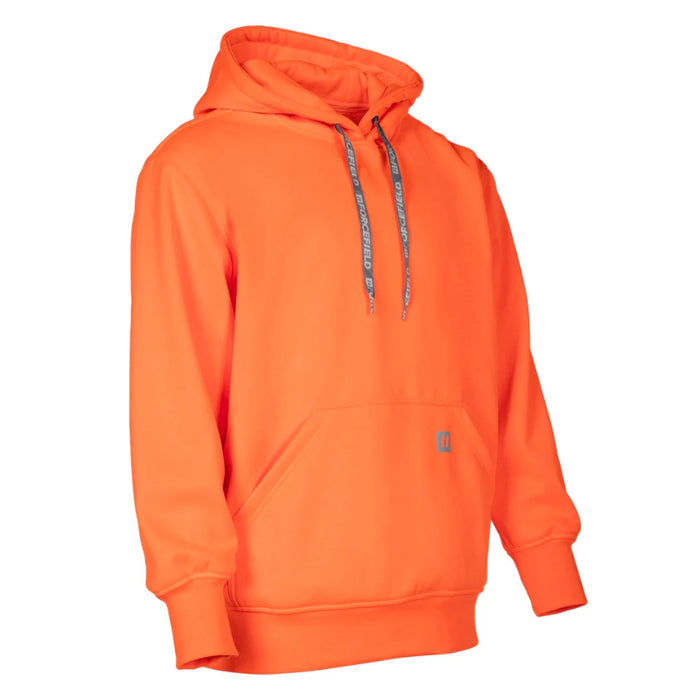 Forcefield® Hi Vis Orange Pullover Forcefield Logo Sleeve Graphic Hoodie - P835OR