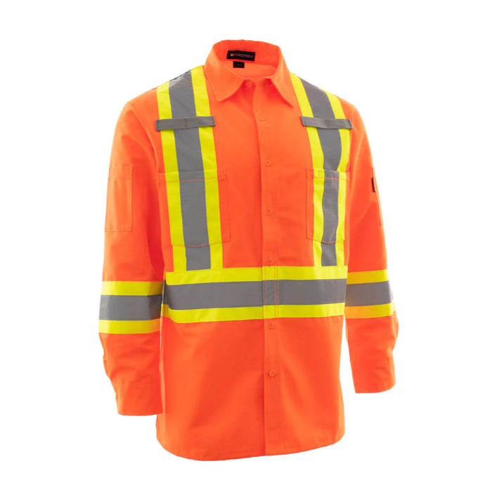 Forcefield® Hi Vis Ripstop Safety Work Shirt - 75100