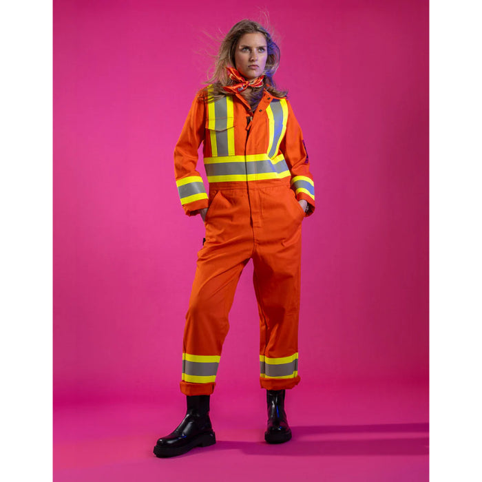 Forcefield® Hi Vis Women's Cotton Flame Resistant Coverall - WFRCOR