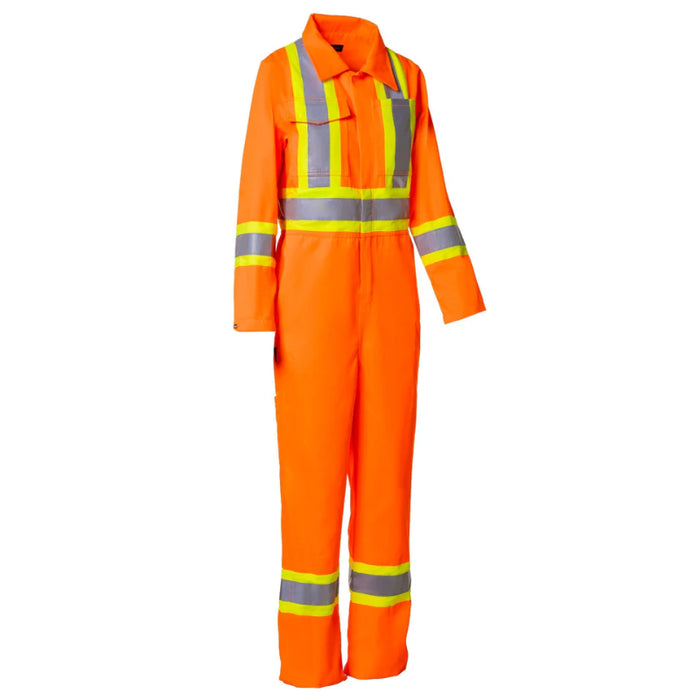 Forcefield® Women's Hi-Vis Safety Unlined Coverall - WOR145