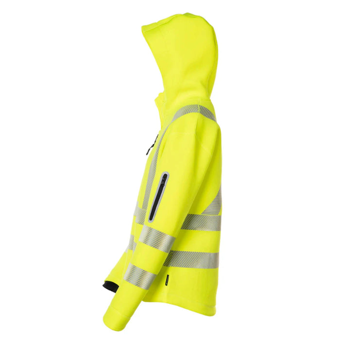 Forcefield® Women's Lime Technical Safety Zip-Up Softshell Hoodie - WUQ844