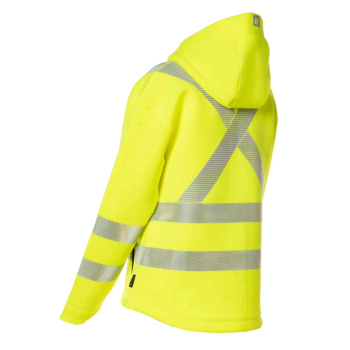 Forcefield® Women's Lime Technical Safety Zip-Up Softshell Hoodie - WUQ844