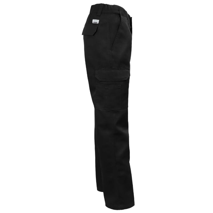 Gatts Workwear® Cargo Work Pant with Flexible Waist - Black - MRB-011