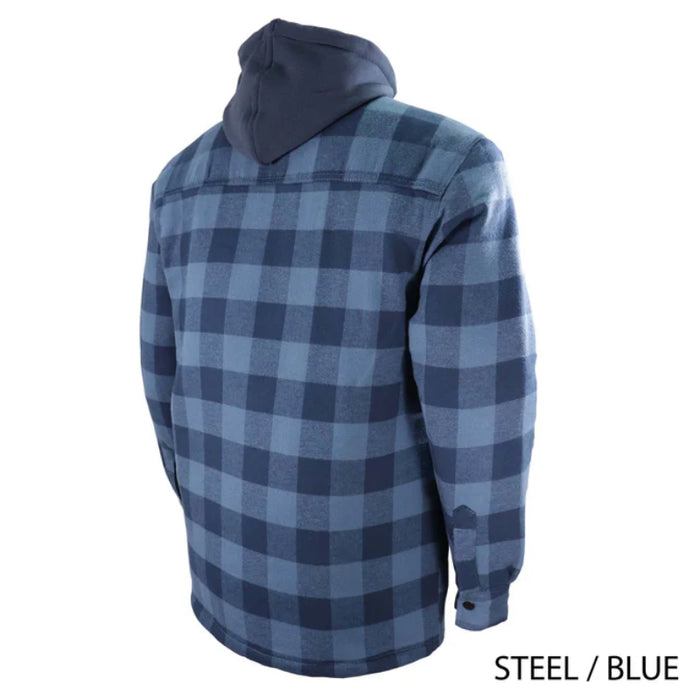 Gatts Workwear® Flannel Lined Work Shirt with Hood - 626DCF