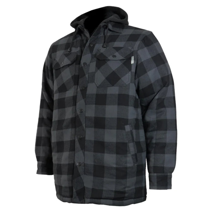 Gatts Workwear® Flannel Lined Work Shirt with Hood - 626DCF