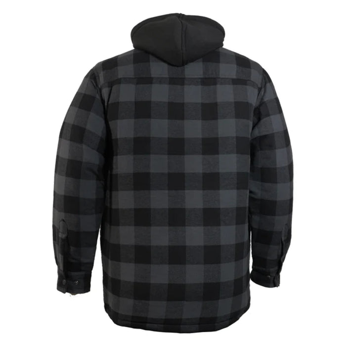 Gatts Workwear® Flannel Lined Work Shirt with Hood - 626DCF